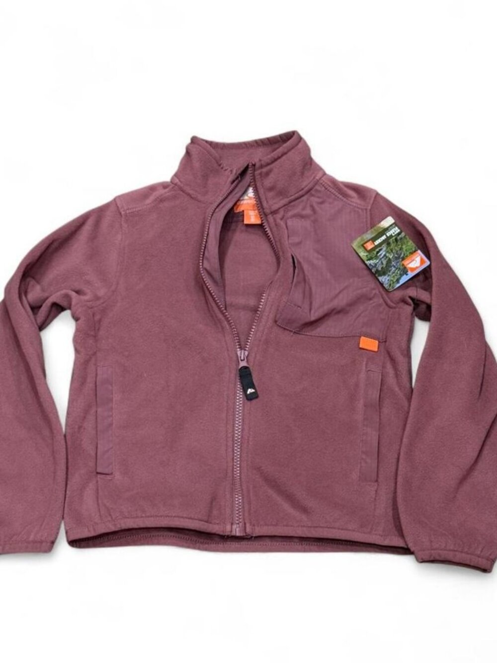 Magellan Outdoors Purple Fleece Jacket Youth M NWT